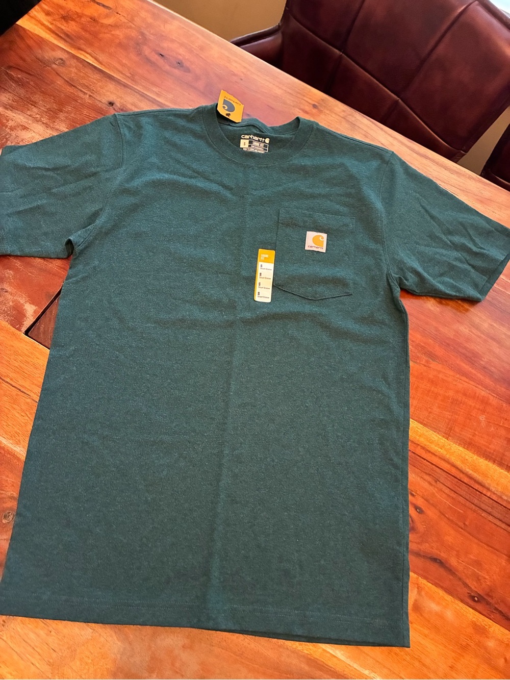 Carhartt Men's Pocket T-Shirt — Teal